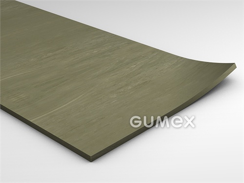 Gummi-Bodenbelag GW CIVI, 3mm, Breite 1250mm, 85°ShA, SBR, glattes Muster, -20°C/+60°C, beige-grau, 